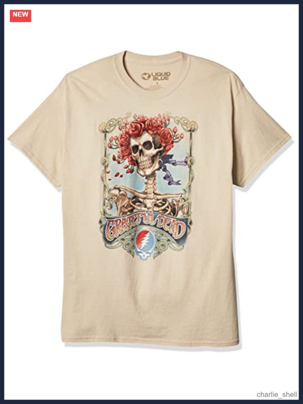 Men's Novelty T-Shirt Officially Licensed, Cotton Crew Neck Short Sleeve